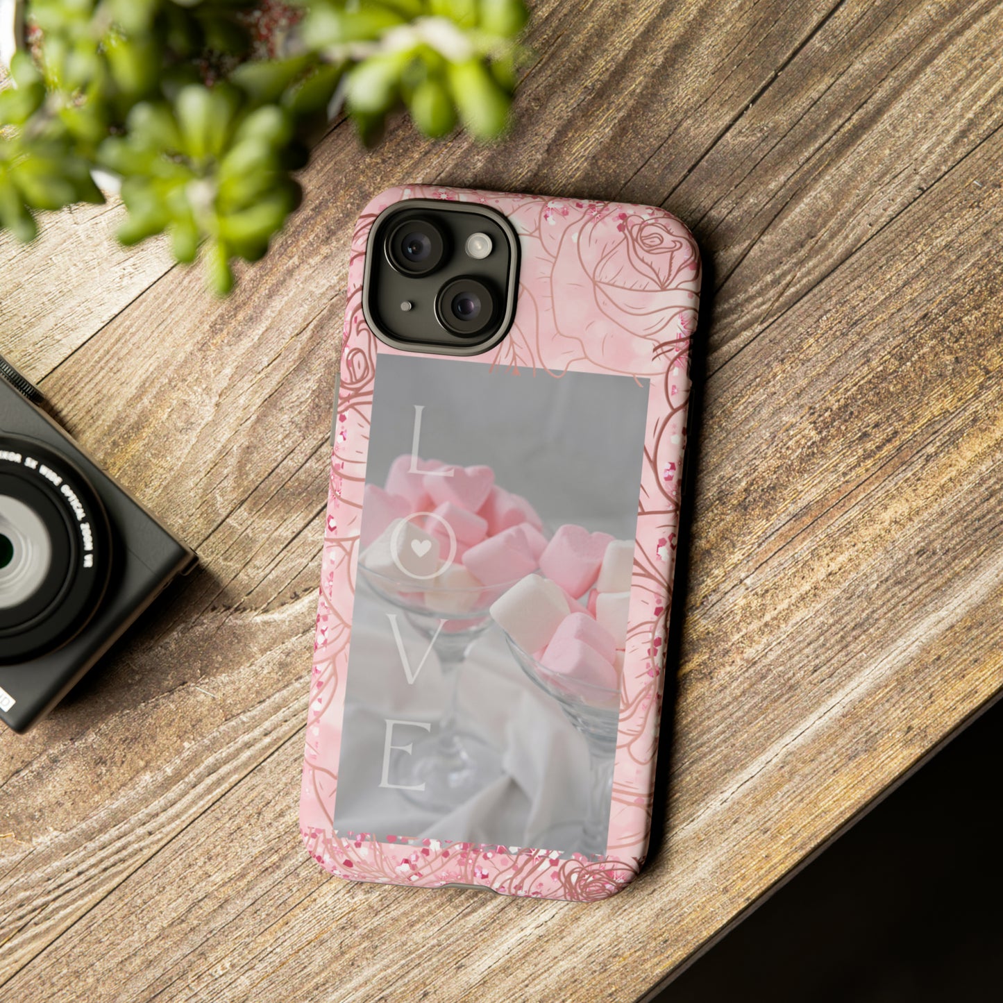 Pink Candy Love: 46-Tough Case iPhone series 15 14 13 12 11 X XR XS 8: Google series 7 6 5: Samsung series S23 S22 S21 S20 S10