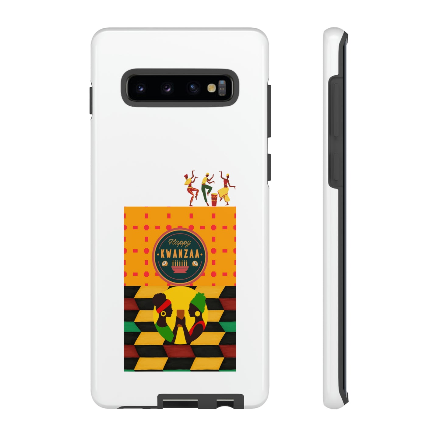 HAPPY KWANZA: 46-Tough Case iPhone series 15 14 13 12 11 X XR XS 8: Google series 7 6 5: Samsung series S23 S22 S21 S20 S10