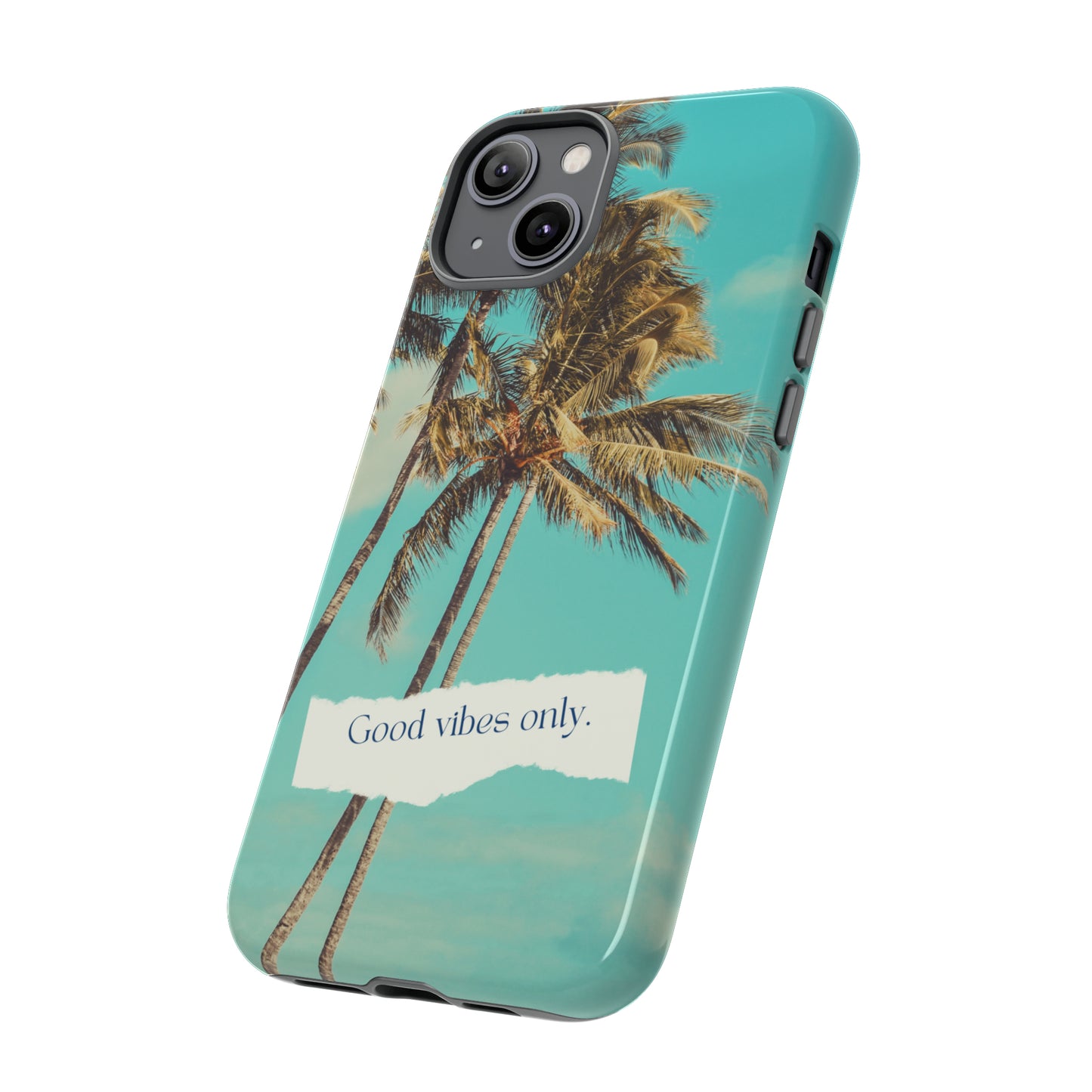 Palm Blue with Turquoise background : 46-Tough Case iPhone series 15 14 13 12 11 X XR XS 8: Google series 7 6 5: Samsung series S23 S22 S21 S20 S10