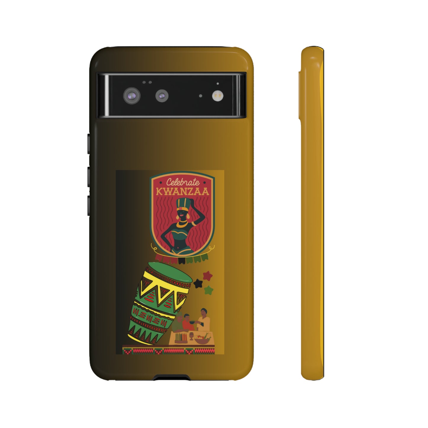 CELEBRATE KWANZAA: 46-Tough Case iPhone series 15 14 13 12 11 X XR XS 8: Google series 7 6 5: Samsung series S23 S22 S21 S20 S10