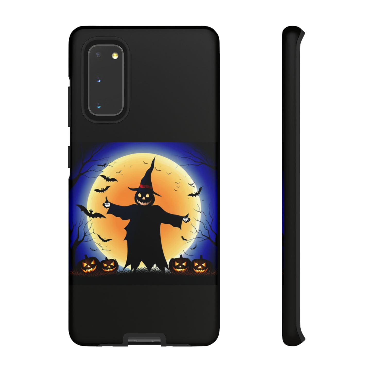 Scary Halloween with Black background: 46-Tough Case iPhone series 15 14 13 12 11 X XR XS 8: Google series 7 6 5: Samsung series S23 S22 S21 S20 S10Tough Cases