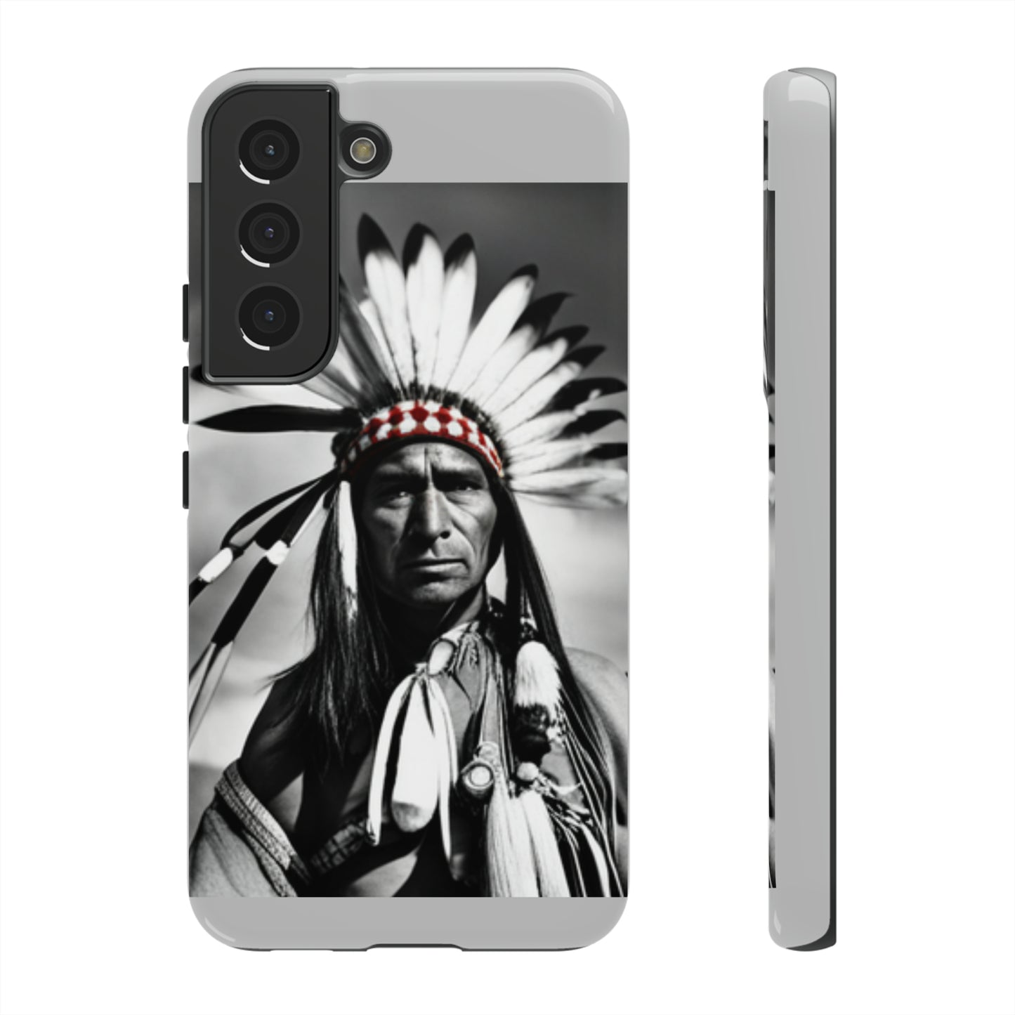 Warrior Pride with Grey Background: 46-Tough Case iPhone series 15 14 13 12 11 X XR XS 8: Google series 7 6 5: Samsung series S23 S22 S21 S20 S10