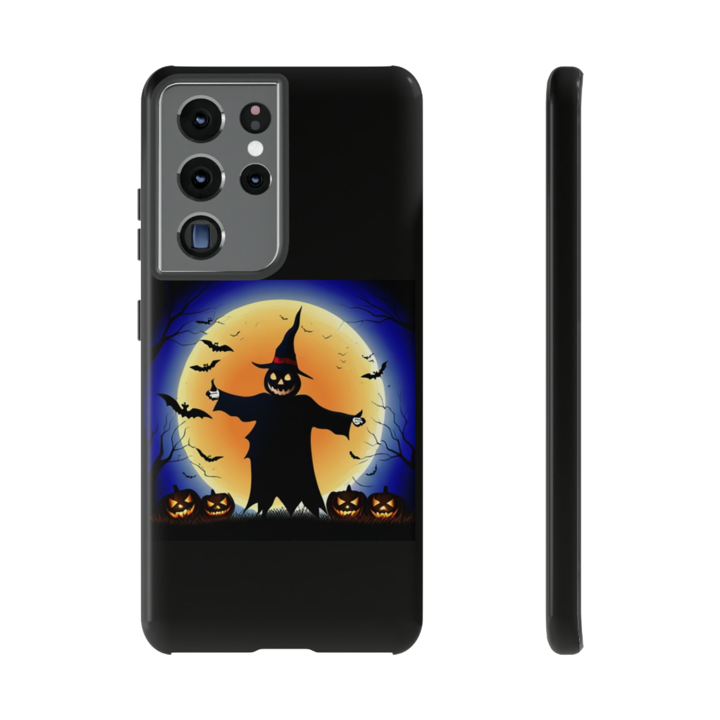 Scary Halloween with Black background: 46-Tough Case iPhone series 15 14 13 12 11 X XR XS 8: Google series 7 6 5: Samsung series S23 S22 S21 S20 S10Tough Cases