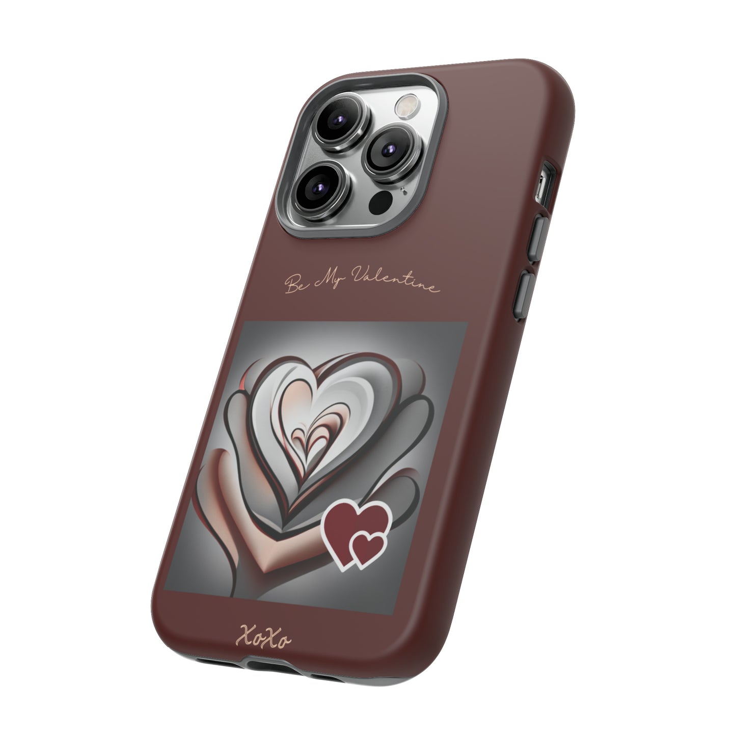 Valentine Triple Heart: 46-Tough Case iPhone series 15 14 13 12 11 X XR XS 8: Google series 7 6 5: Samsung series S23 S22 S21 S20 S10