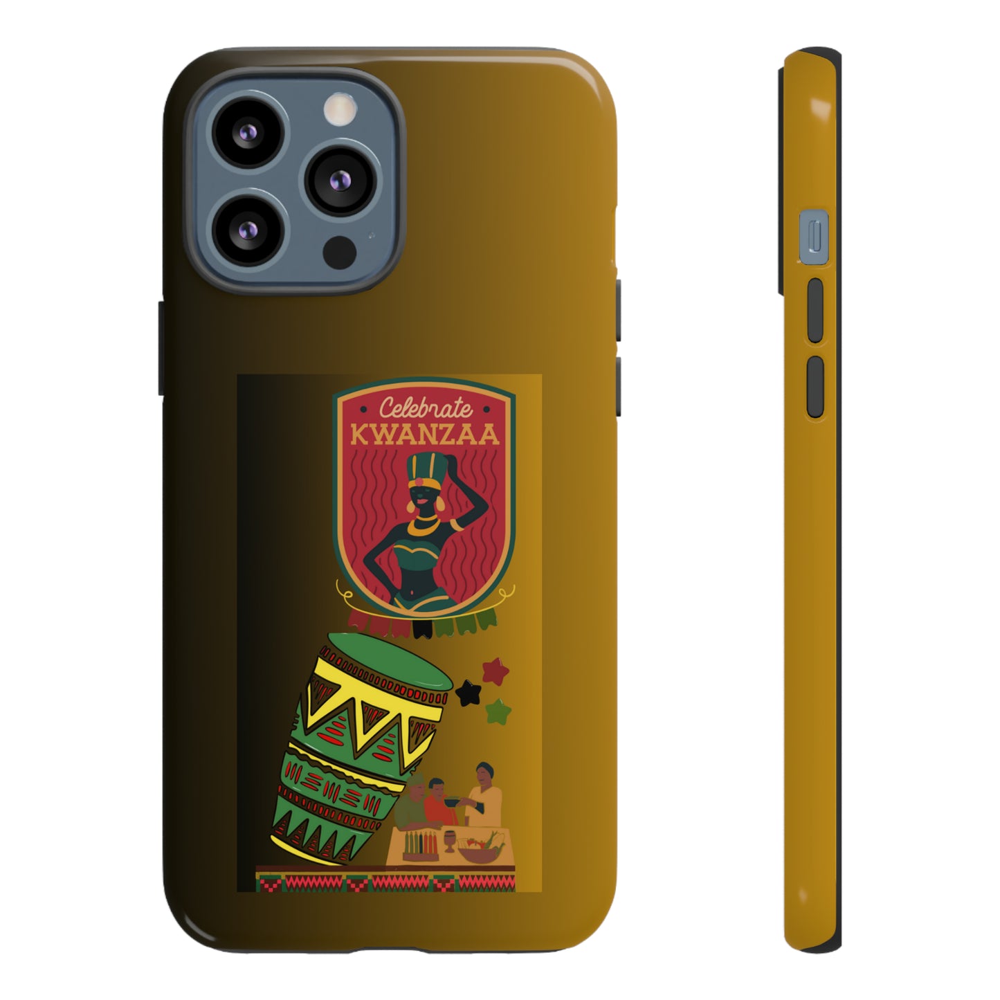 CELEBRATE KWANZAA: 46-Tough Case iPhone series 15 14 13 12 11 X XR XS 8: Google series 7 6 5: Samsung series S23 S22 S21 S20 S10