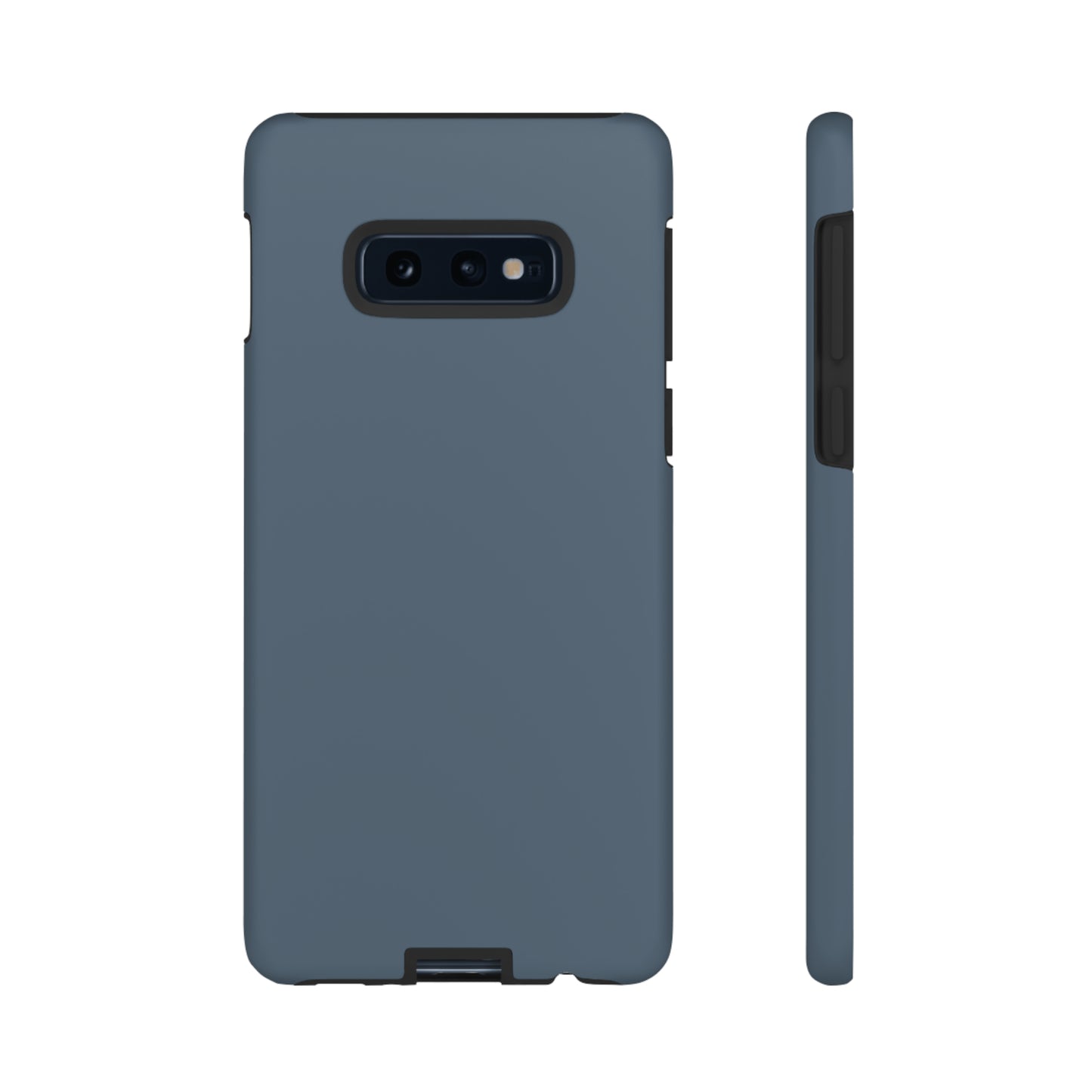 Slate Blue with Black background: 46-Tough Case iPhone series 15 14 13 12 11 X XR XS 8: Google series 7 6 5: Samsung series S23 S22 S21 S20 S10