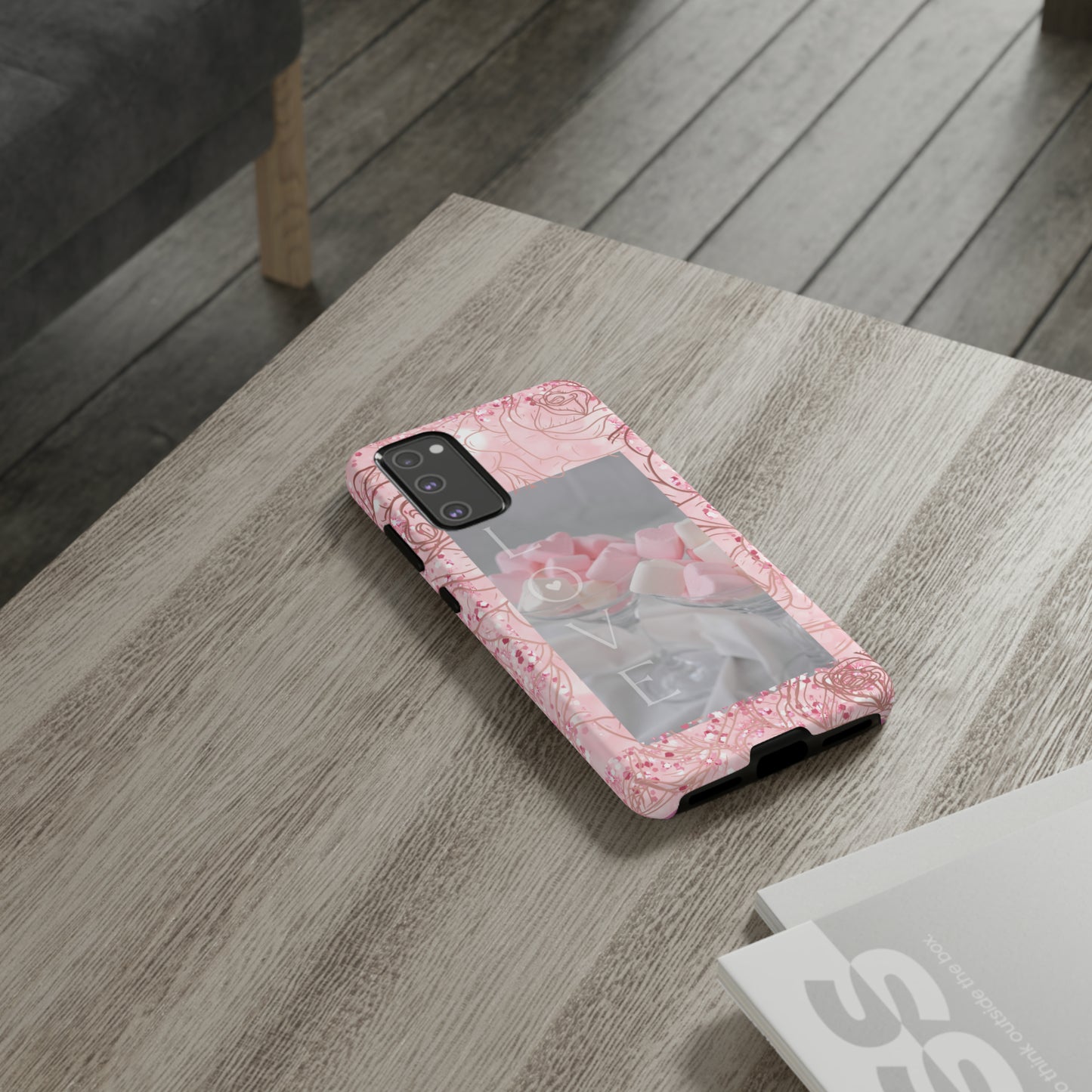 Pink Candy Love: 46-Tough Case iPhone series 15 14 13 12 11 X XR XS 8: Google series 7 6 5: Samsung series S23 S22 S21 S20 S10