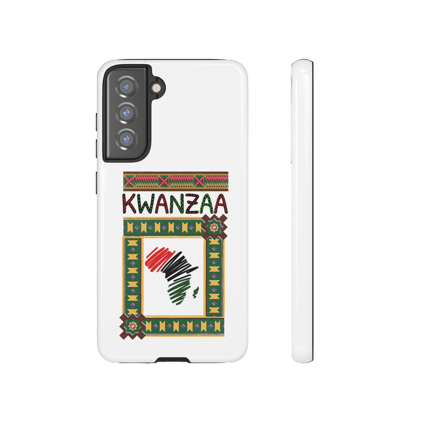 AFRICA KWANZAA: 46-Tough Case iPhone series 15 14 13 12 11 X XR XS 8: Google series 7 6 5: Samsung series S23 S22 S21 S20 S10