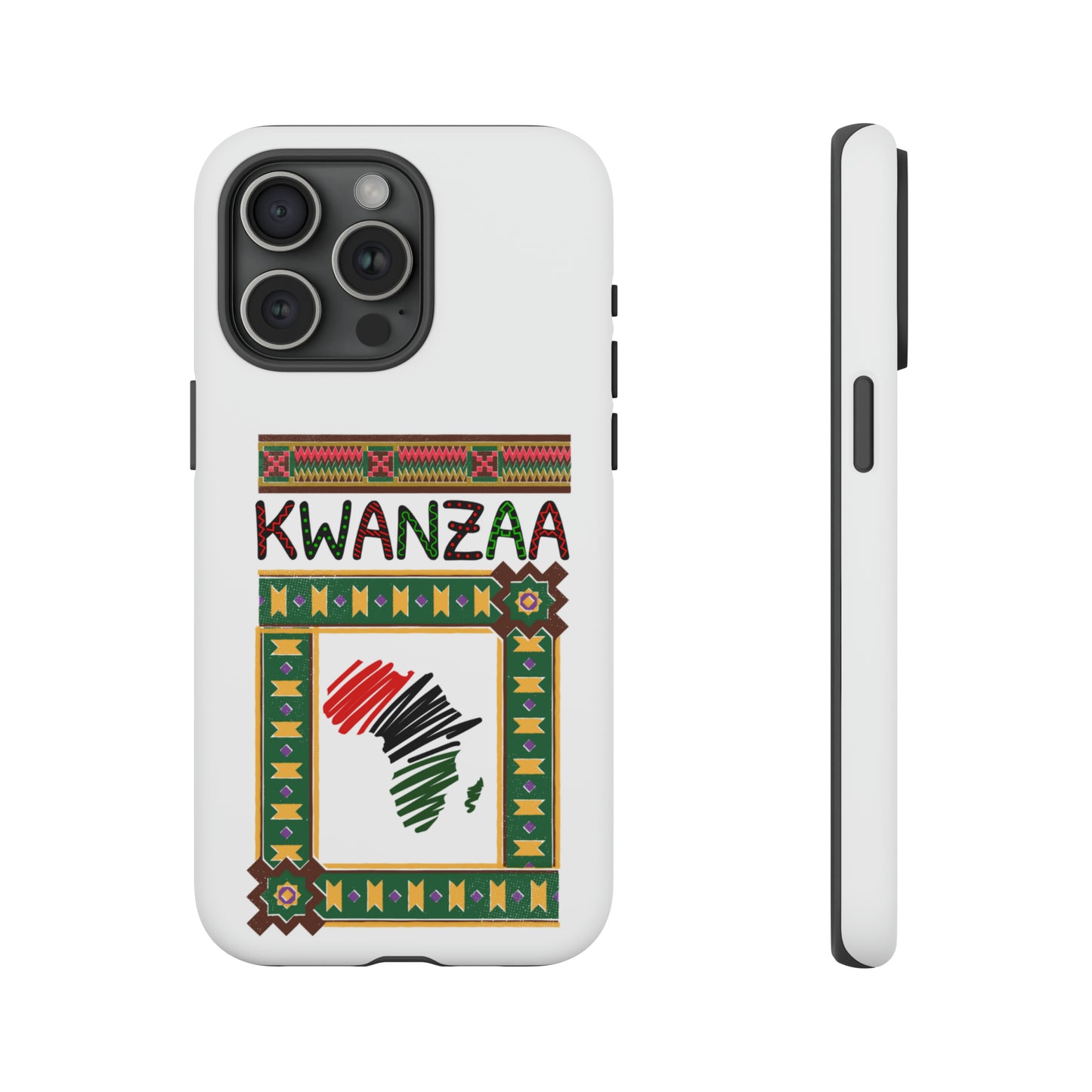 AFRICA KWANZAA: 46-Tough Case iPhone series 15 14 13 12 11 X XR XS 8: Google series 7 6 5: Samsung series S23 S22 S21 S20 S10