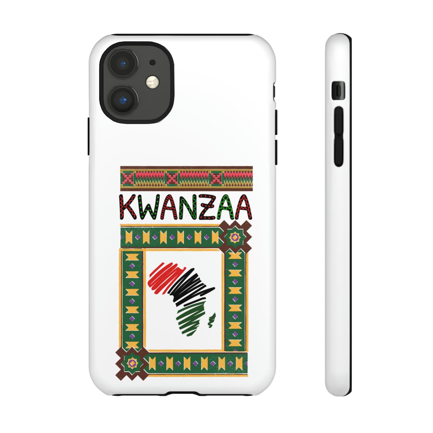 AFRICA KWANZAA: 46-Tough Case iPhone series 15 14 13 12 11 X XR XS 8: Google series 7 6 5: Samsung series S23 S22 S21 S20 S10