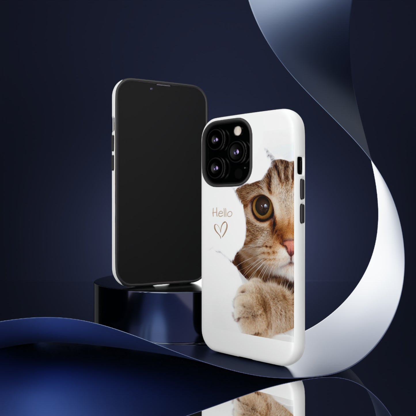 Hey Kitty with white background: 46-Tough Case iPhone series 15 14 13 12 11 X XR XS 8: Google series 7 6 5: Samsung series S23 S22 S21 S20 S10