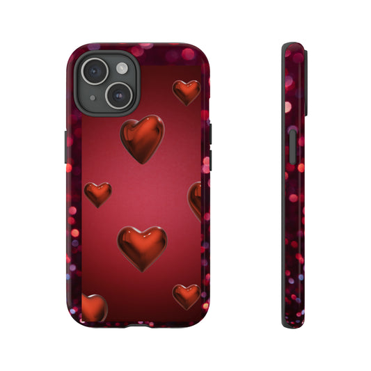 Real Red Valentine: 46-Tough Case iPhone series 15 14 13 12 11 X XR XS 8: Google series 7 6 5: Samsung series S23 S22 S21 S20 S10