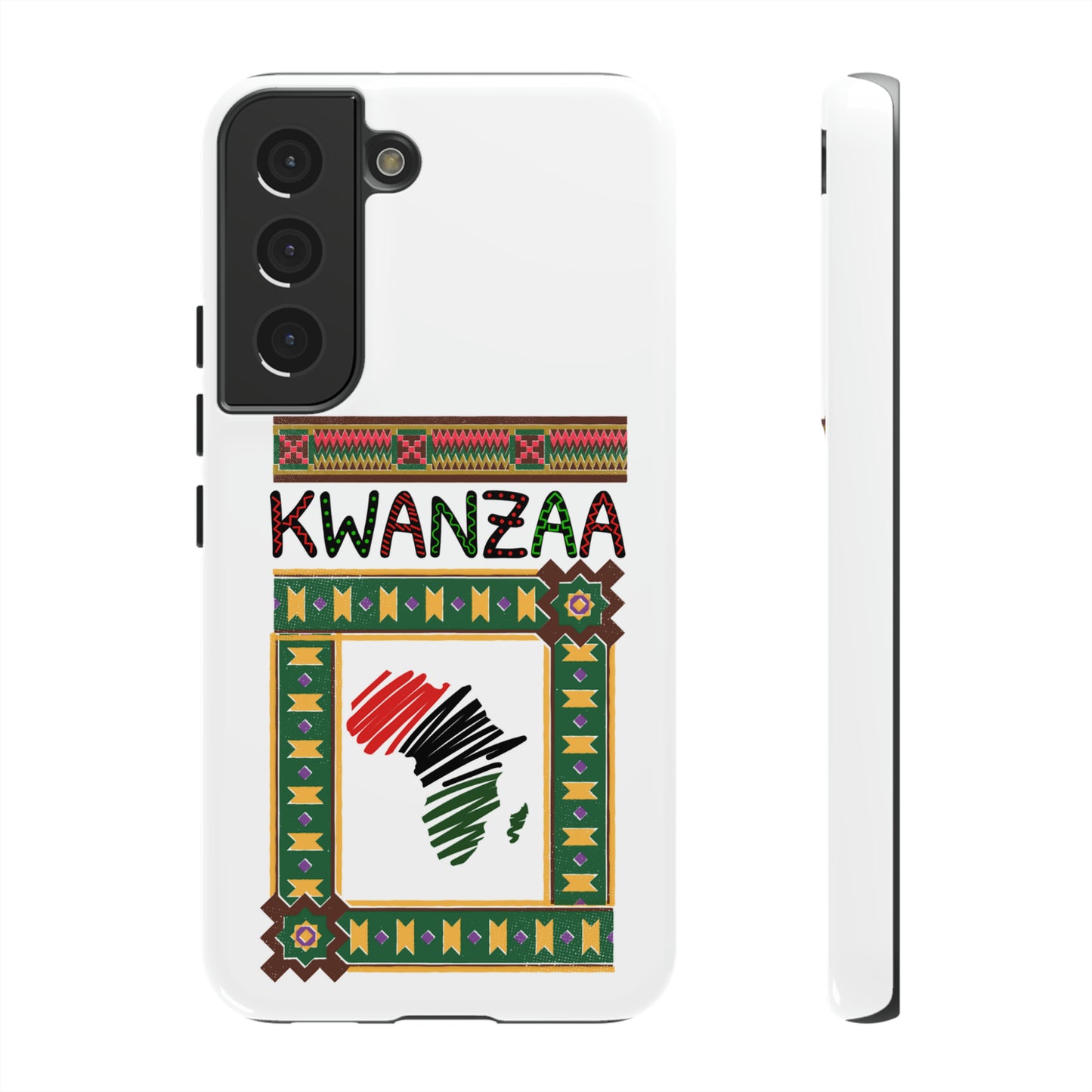 AFRICA KWANZAA: 46-Tough Case iPhone series 15 14 13 12 11 X XR XS 8: Google series 7 6 5: Samsung series S23 S22 S21 S20 S10