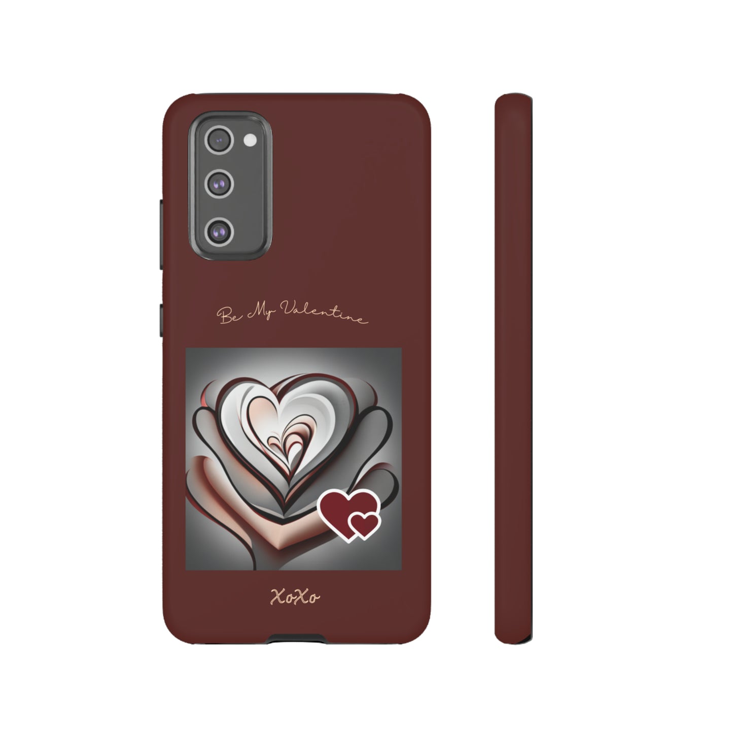 Valentine Triple Heart: 46-Tough Case iPhone series 15 14 13 12 11 X XR XS 8: Google series 7 6 5: Samsung series S23 S22 S21 S20 S10