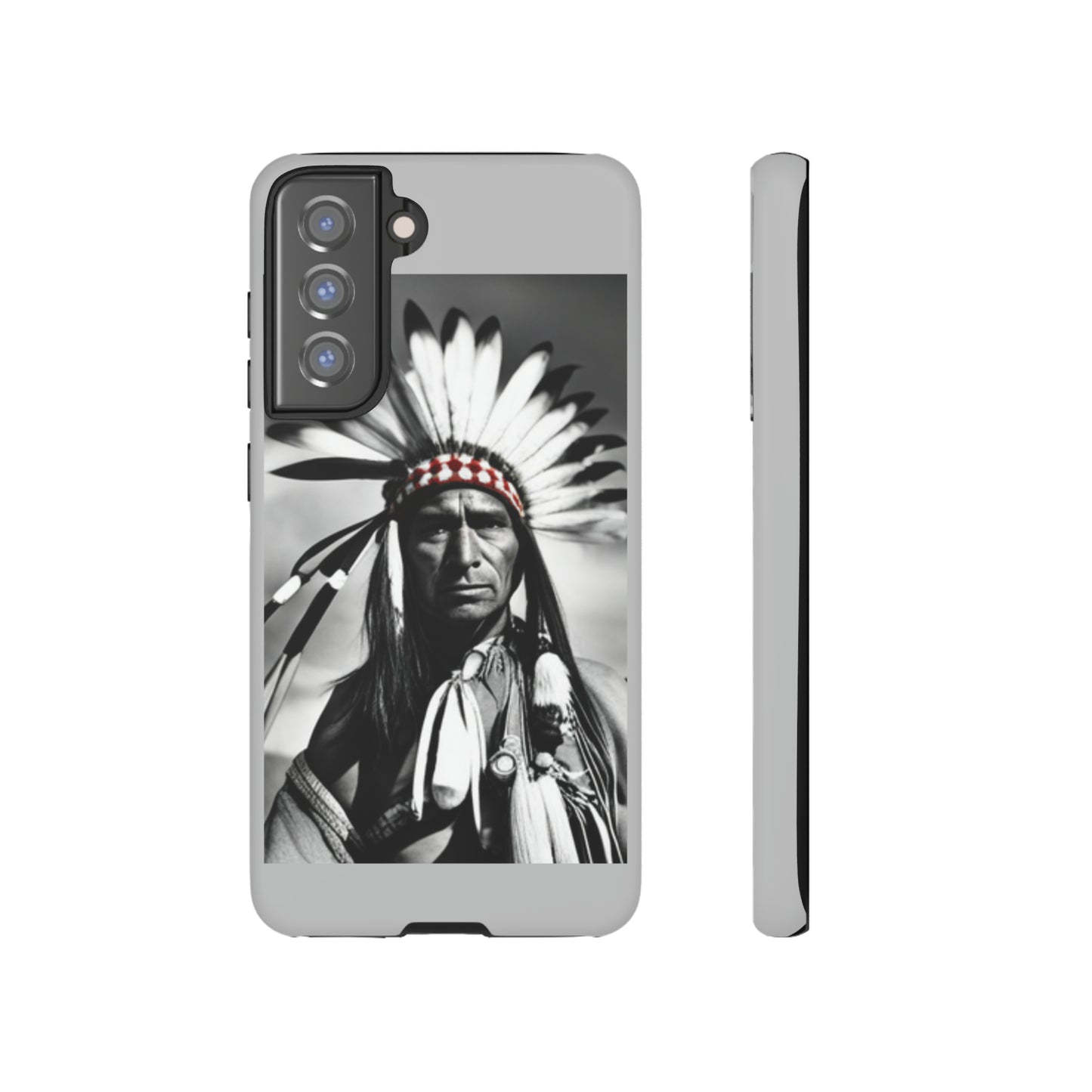 Warrior Pride with Grey Background: 46-Tough Case iPhone series 15 14 13 12 11 X XR XS 8: Google series 7 6 5: Samsung series S23 S22 S21 S20 S10