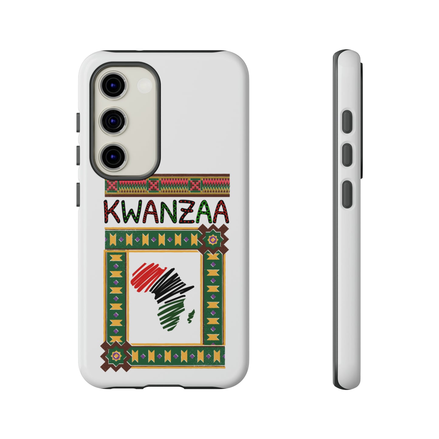 AFRICA KWANZAA: 46-Tough Case iPhone series 15 14 13 12 11 X XR XS 8: Google series 7 6 5: Samsung series S23 S22 S21 S20 S10