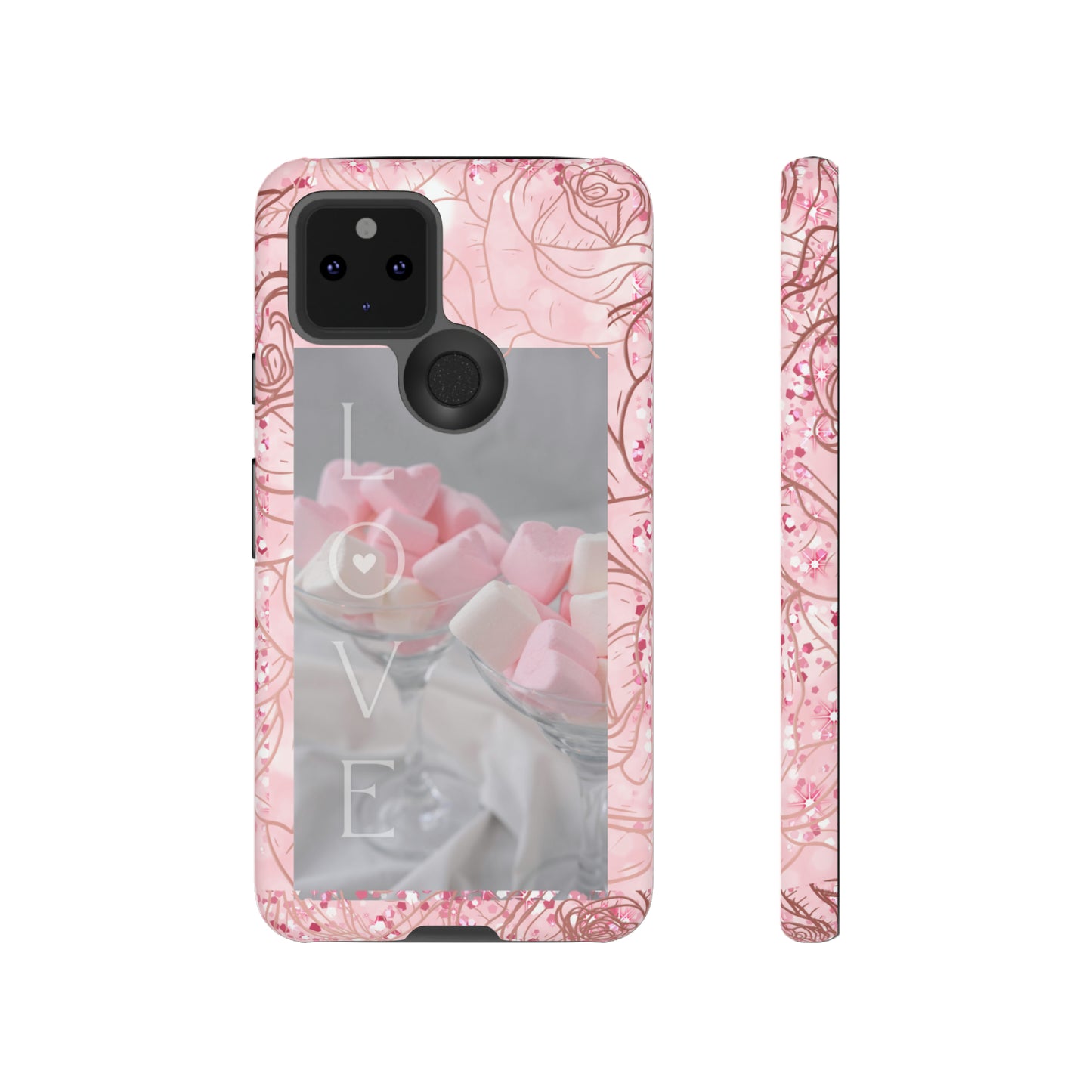 Pink Candy Love: 46-Tough Case iPhone series 15 14 13 12 11 X XR XS 8: Google series 7 6 5: Samsung series S23 S22 S21 S20 S10