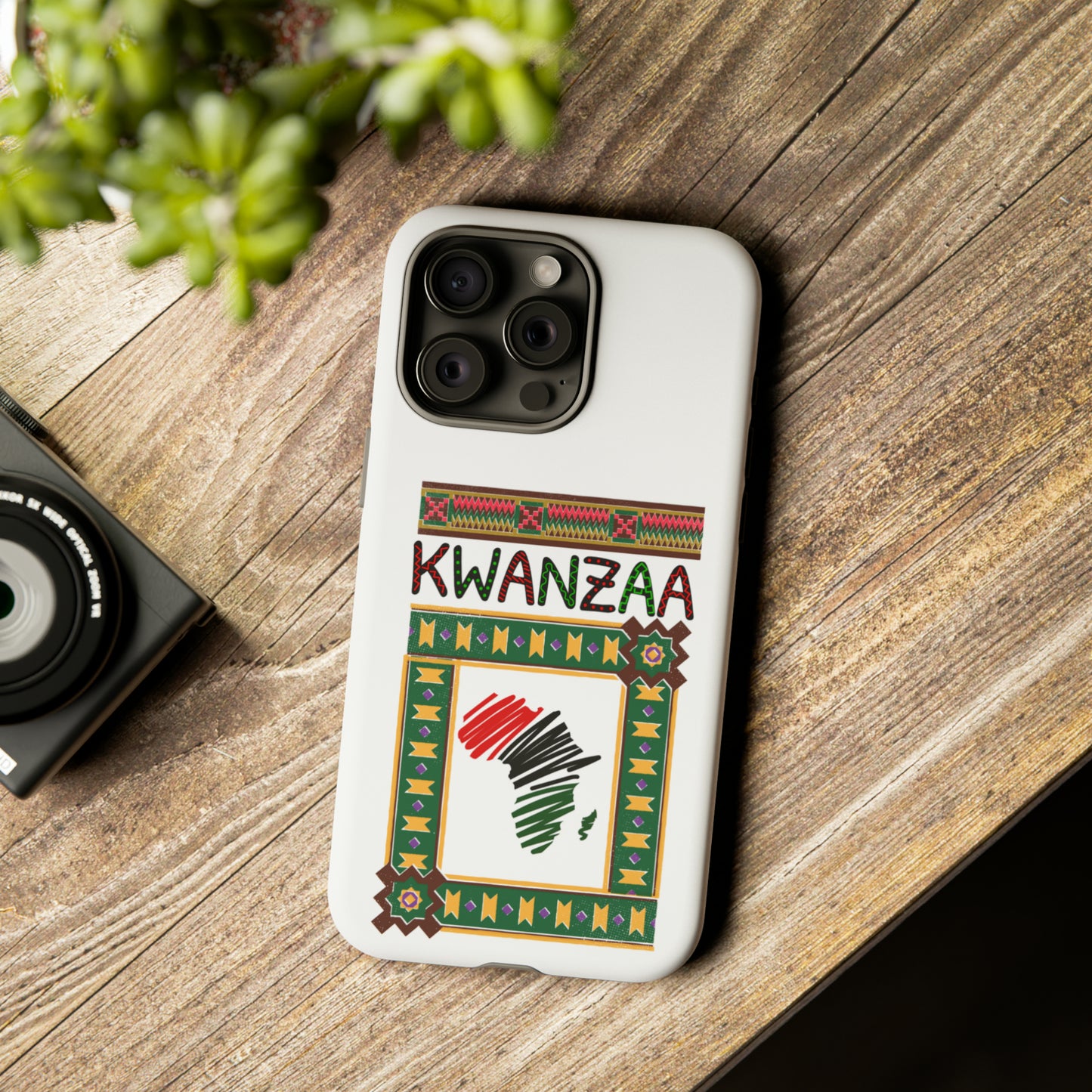 AFRICA KWANZAA: 46-Tough Case iPhone series 15 14 13 12 11 X XR XS 8: Google series 7 6 5: Samsung series S23 S22 S21 S20 S10