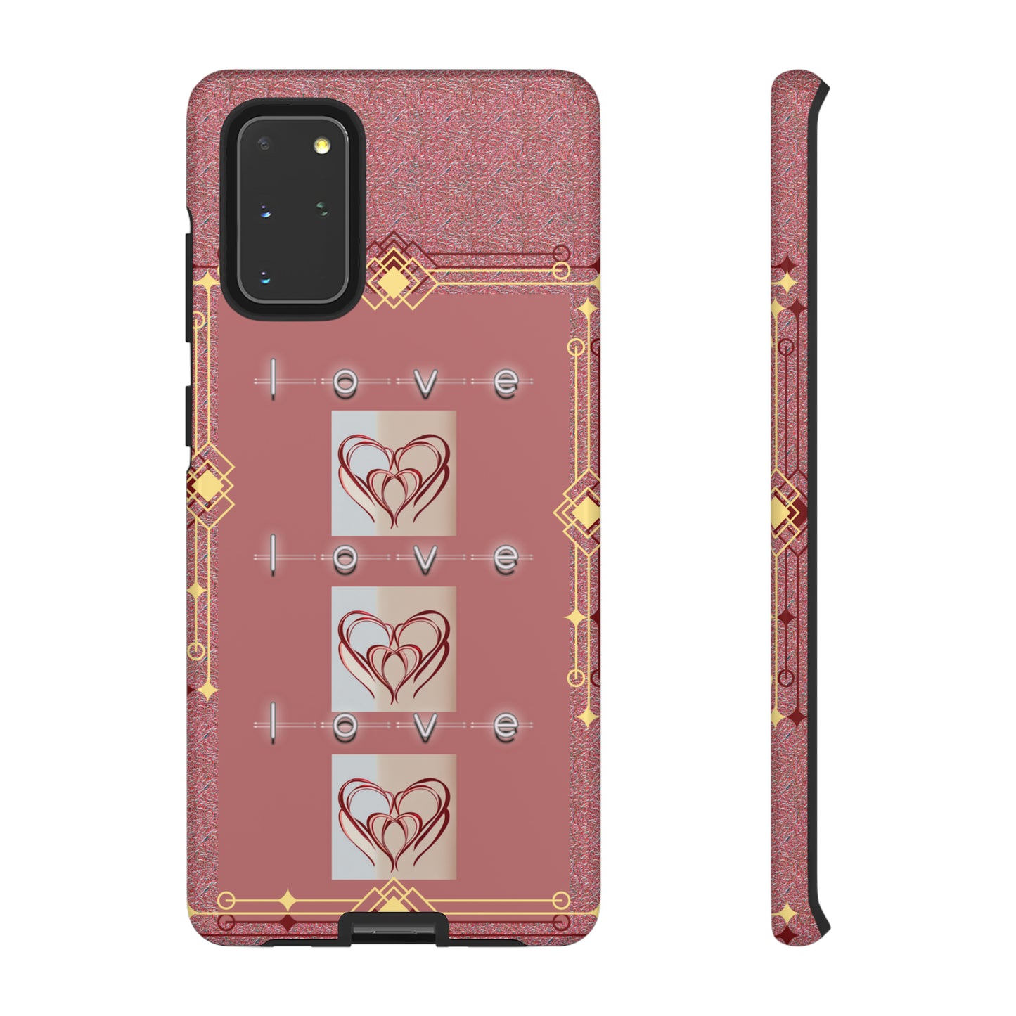 Three Hearts Love: 46-Tough Case iPhone series 15 14 13 12 11 X XR XS 8: Google series 7 6 5: Samsung series S23 S22 S21 S20 S10