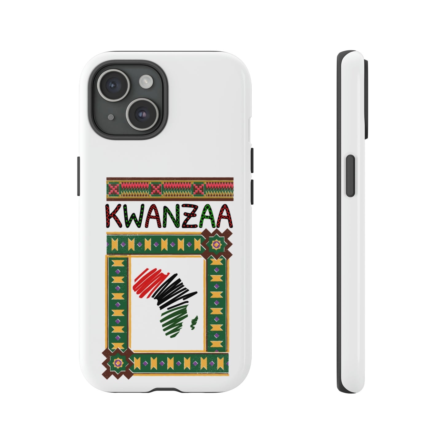 AFRICA KWANZAA: 46-Tough Case iPhone series 15 14 13 12 11 X XR XS 8: Google series 7 6 5: Samsung series S23 S22 S21 S20 S10