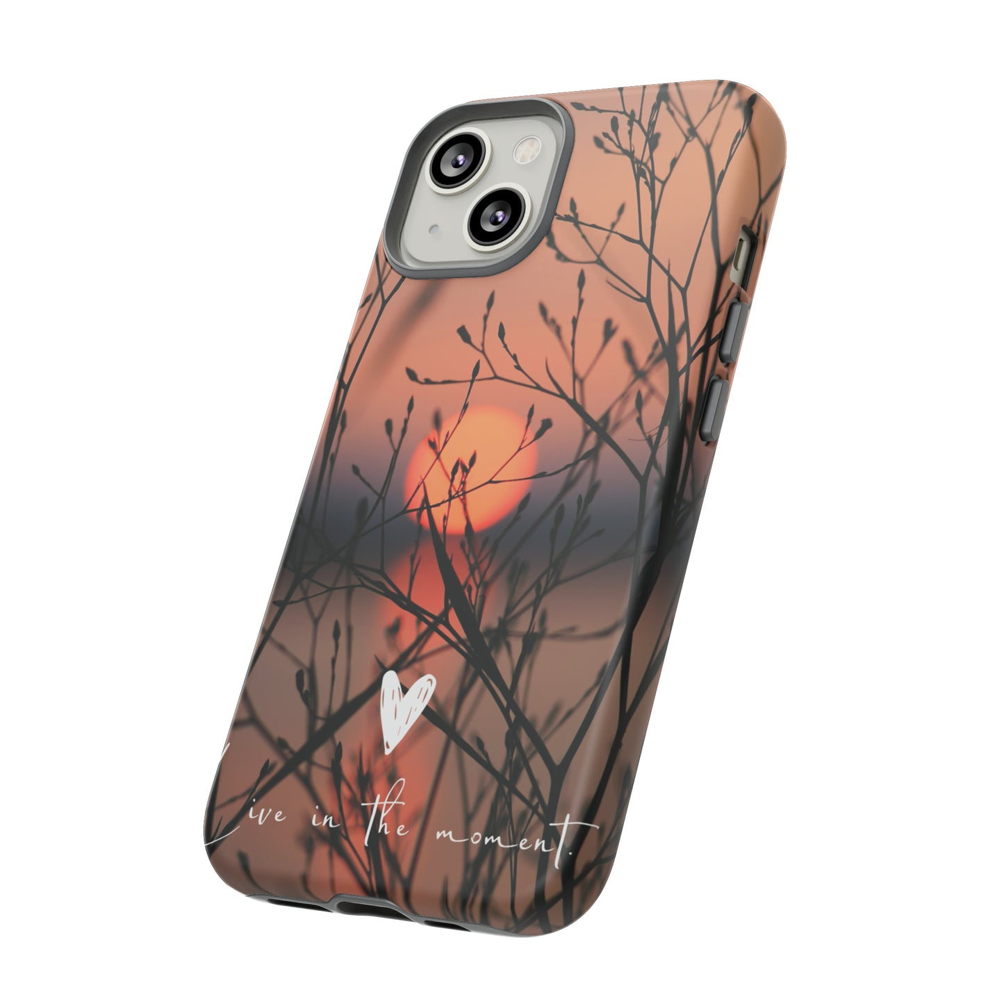 VIVID SUNSET FLORAL DESIGN with black background: 46-Tough Case iPhone series 15 14 13 12 11 X XR XS 8: Google series 7 6 5: Samsung series S23 S22 S21 S20 S10