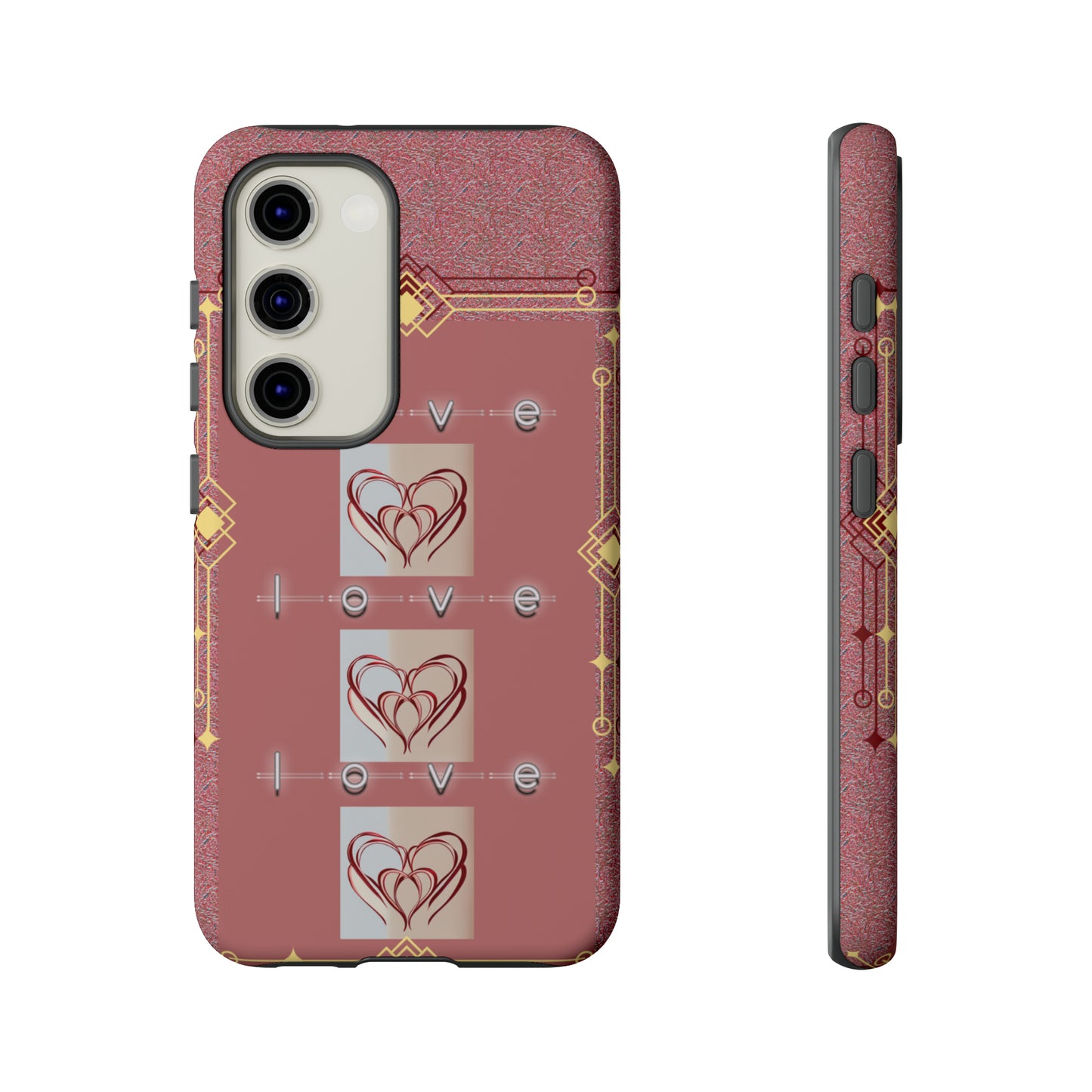 Three Hearts Love: 46-Tough Case iPhone series 15 14 13 12 11 X XR XS 8: Google series 7 6 5: Samsung series S23 S22 S21 S20 S10