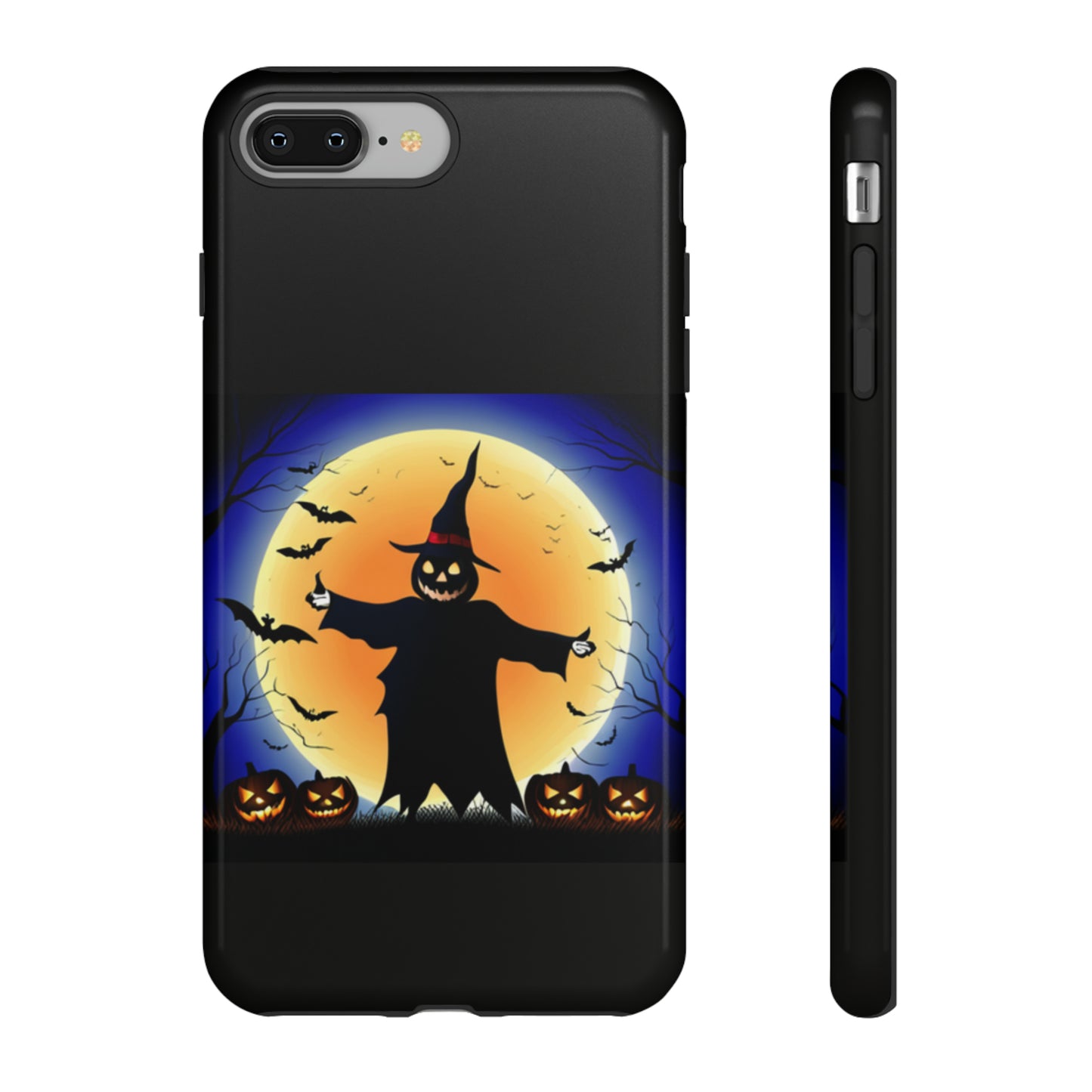 Scary Halloween with Black background: 46-Tough Case iPhone series 15 14 13 12 11 X XR XS 8: Google series 7 6 5: Samsung series S23 S22 S21 S20 S10Tough Cases